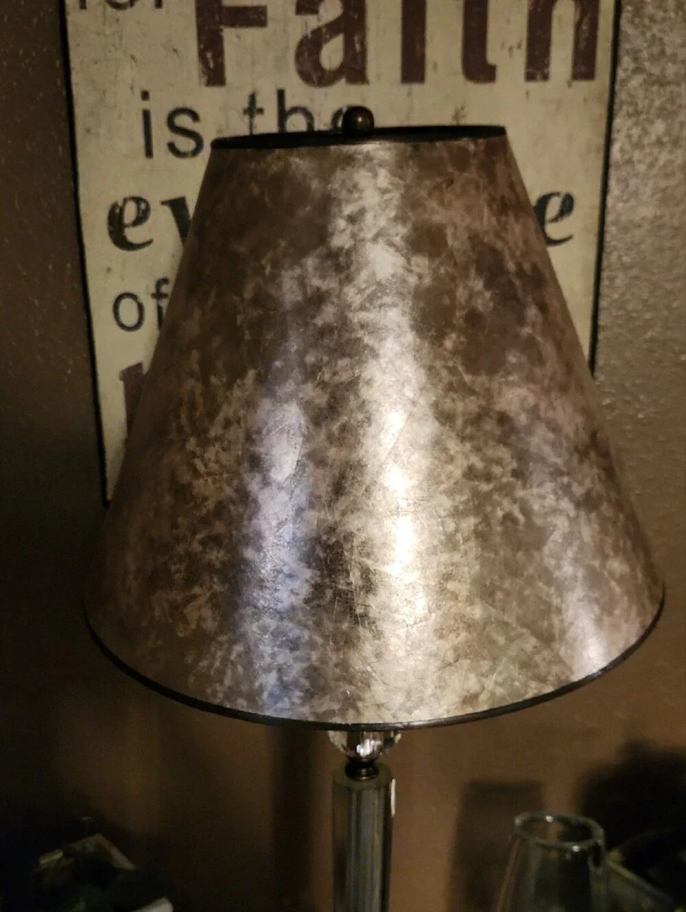 Mica Lamp Shade, Medium Size, EUC